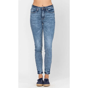 Judy Blue Acid Wash Skinny Jean - Size 5 Excellent